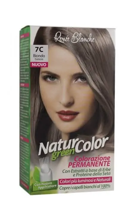 Colore Naturale 7C Biondo Cenere per Capelli - immagine 1