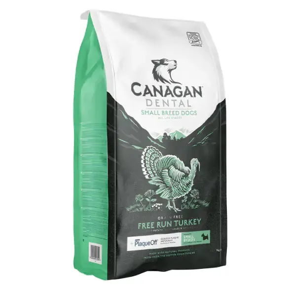Canagan for Dogs All Life Small Breeds Grain Free Dental Tacchino 2 kg - Croccantini per cani - immagine 1