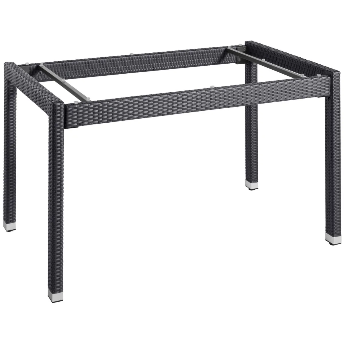 VEGA Gambe tavolo Metropolitan; 130x80x75 cm (LxLxH); nero; rettangolare - immagine 1