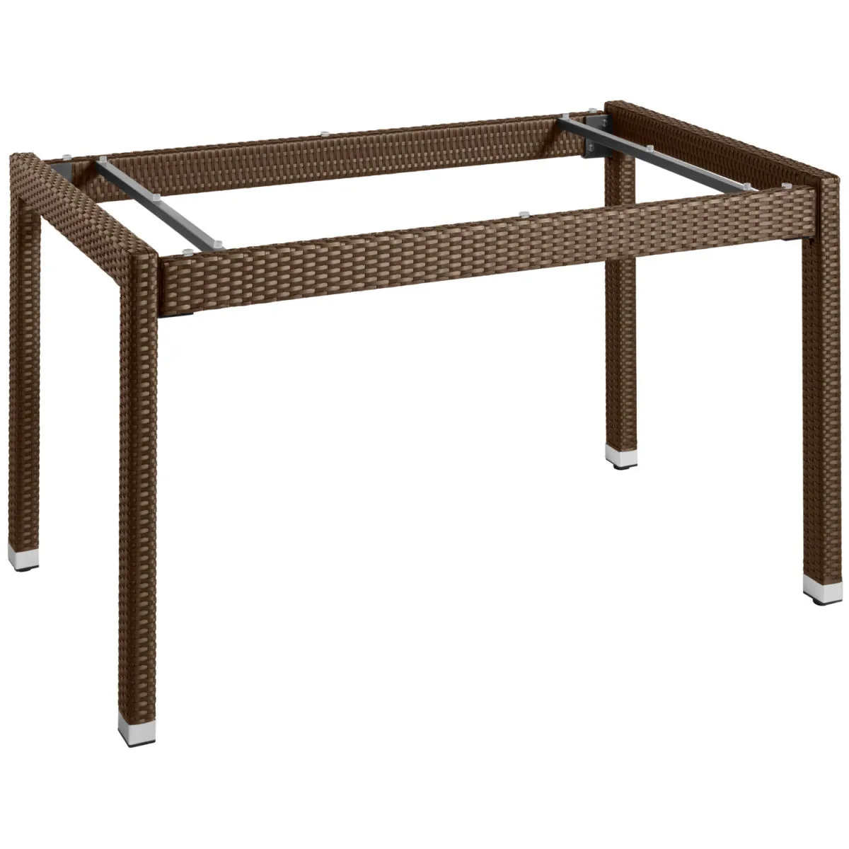 VEGA Gambe tavolo Metropolitan; 130x80x75 cm (LxLxH); tabacco; rettangolare - immagine 1