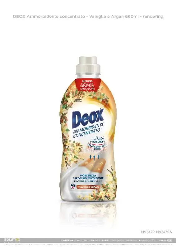 Deox Ammorbidente Concentrato Vaniglia & Argan 660ml - immagine 1