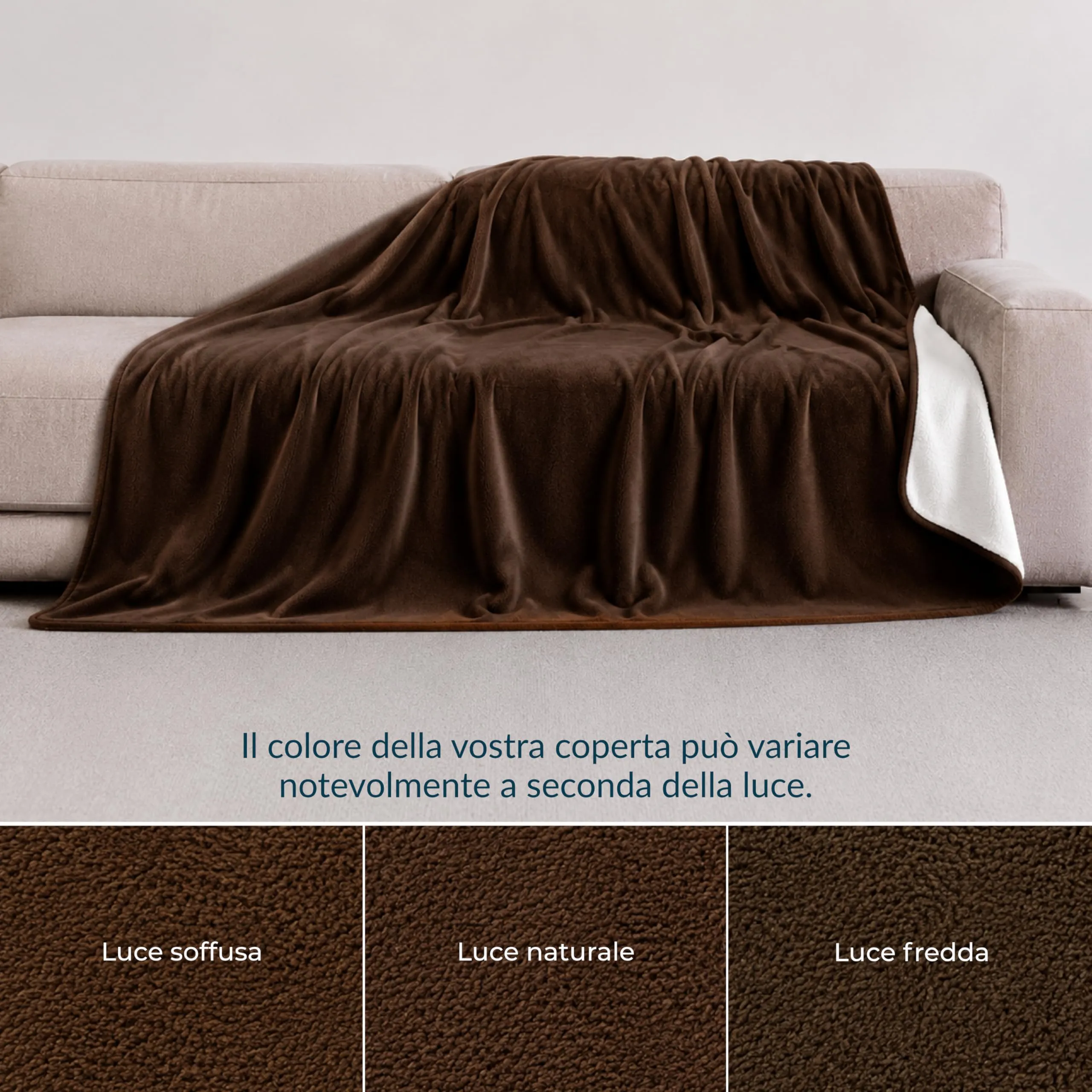 Twinzen Coperta Impermeable Cani 127x152 cm - Copridivano Pile Sherpa - immagine 8