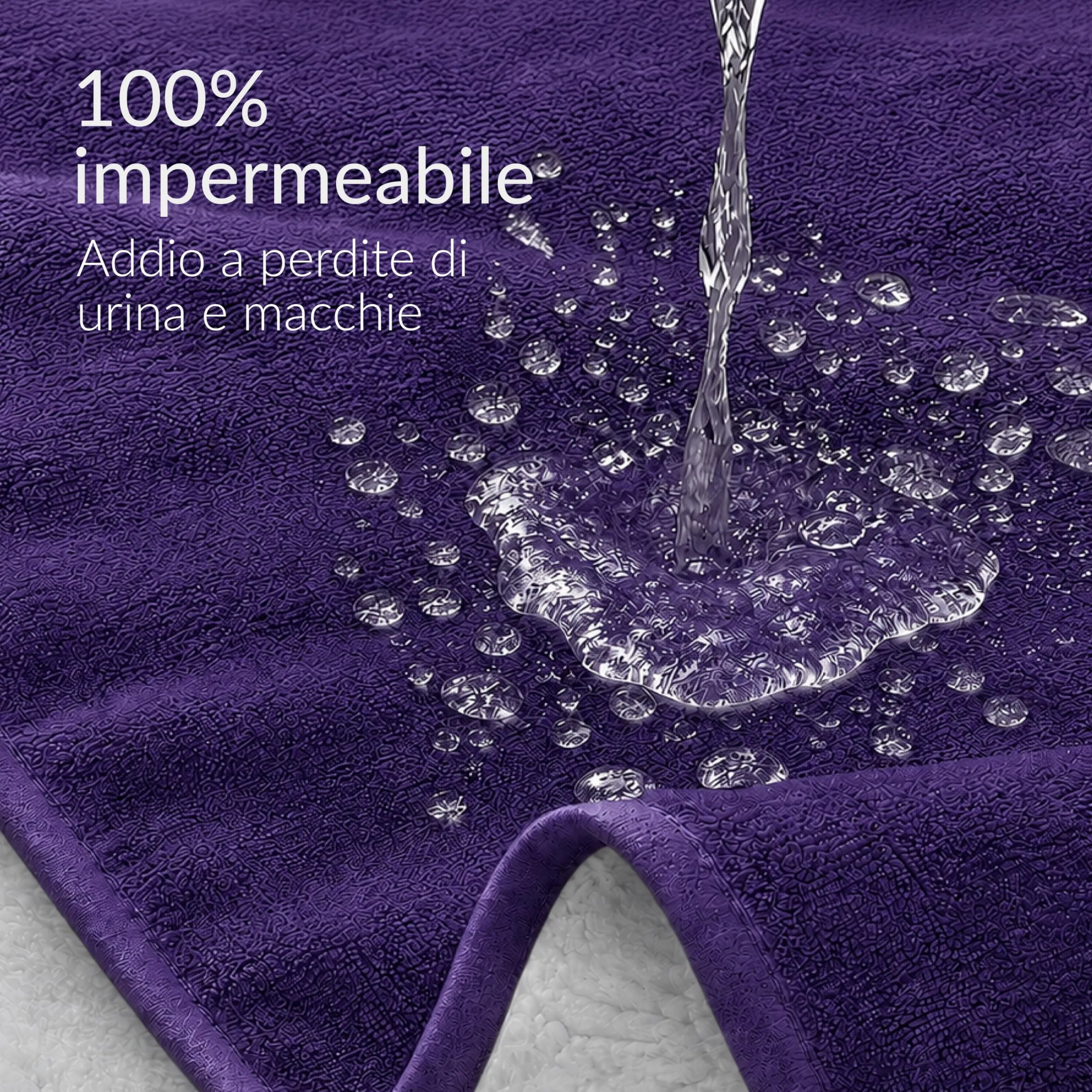 Twinzen Coperta Impermeable Cani 152x203 cm - Copridivano Pile Sherpa - immagine 6