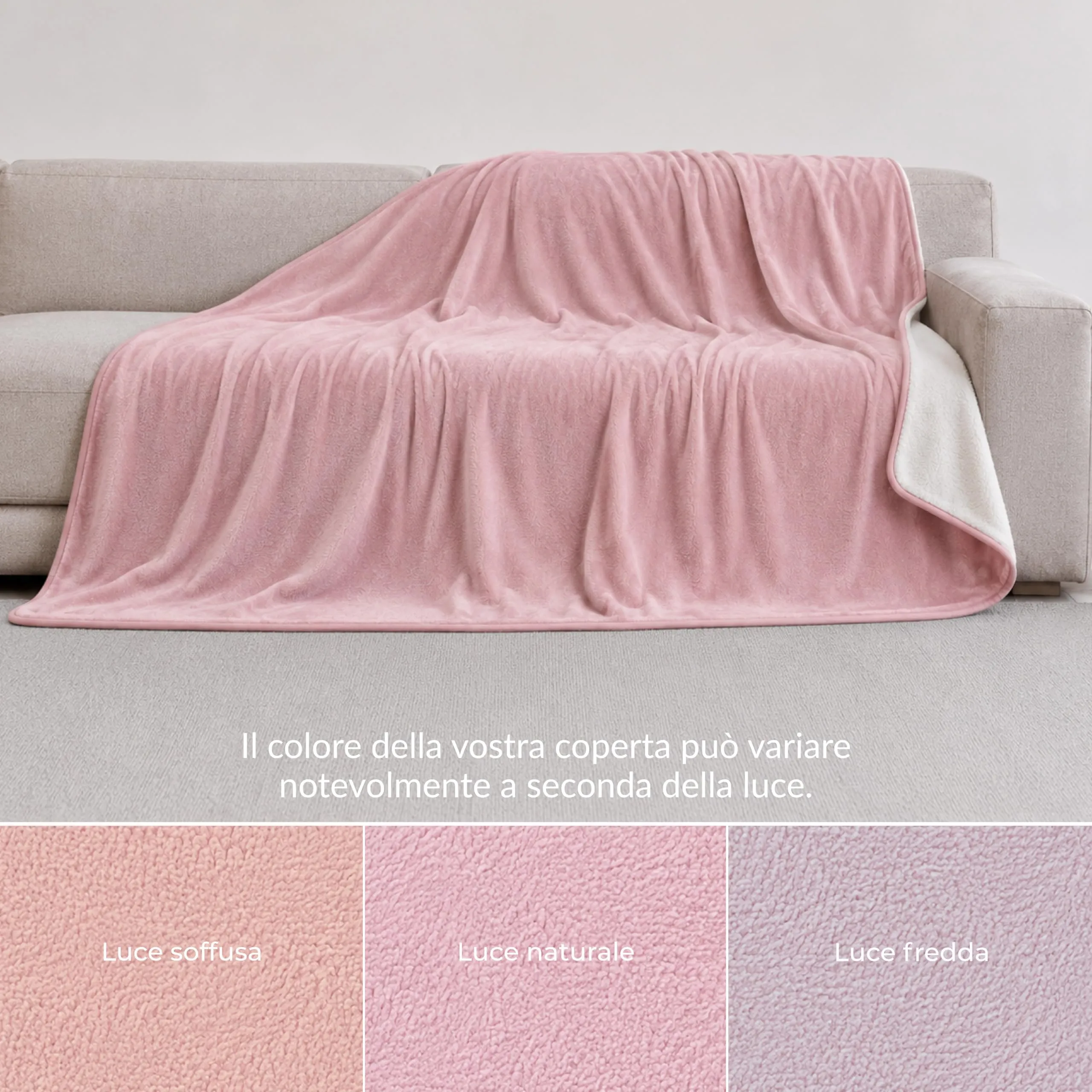 Twinzen Coperta Impermeable Cani 127x152 cm - Copridivano Pile Sherpa - immagine 8