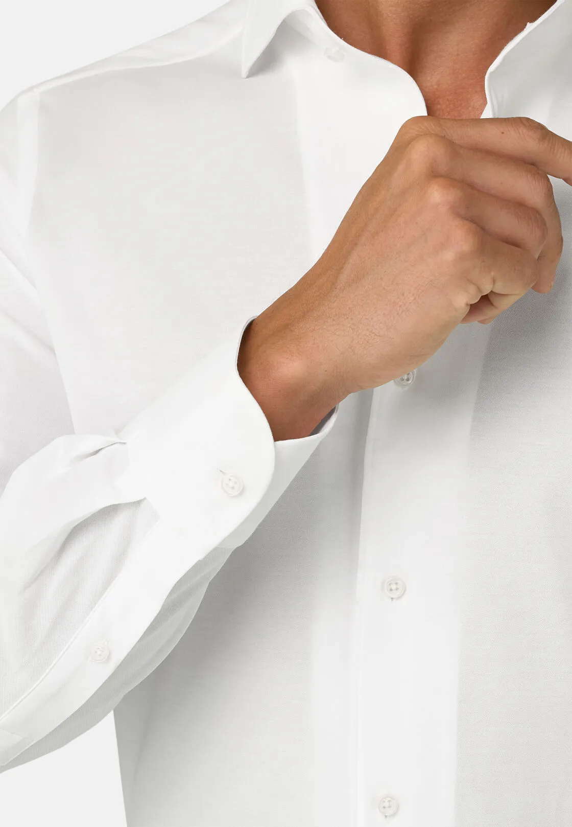 Boggi, Polo Camicia In Jersey Giapponese Regular Fit, Uomo, BIANCO, Taglia: XXXL - immagine 4