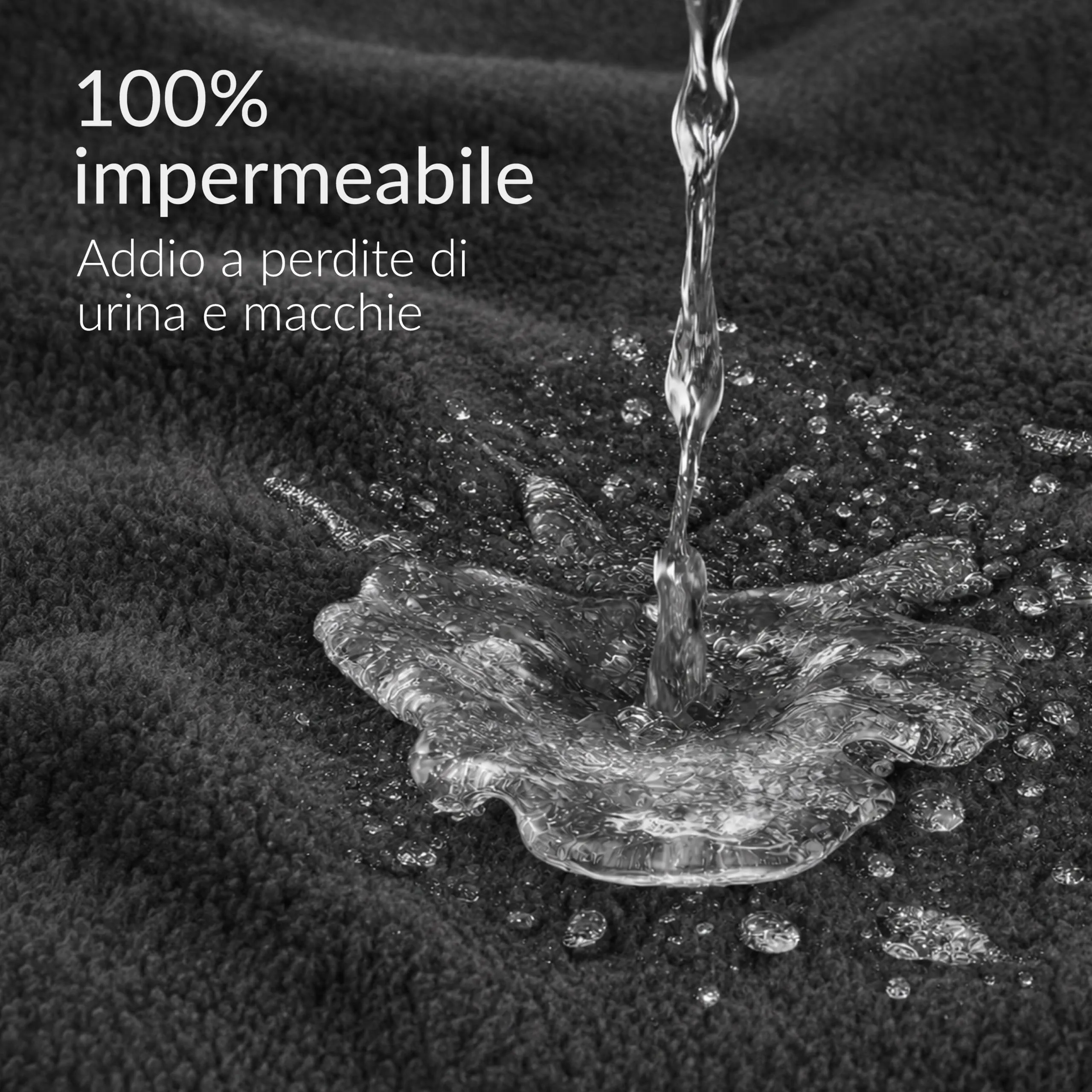 Twinzen Coperta Impermeable Cani 152x203 cm - Copridivano Pile Sherpa - immagine 6