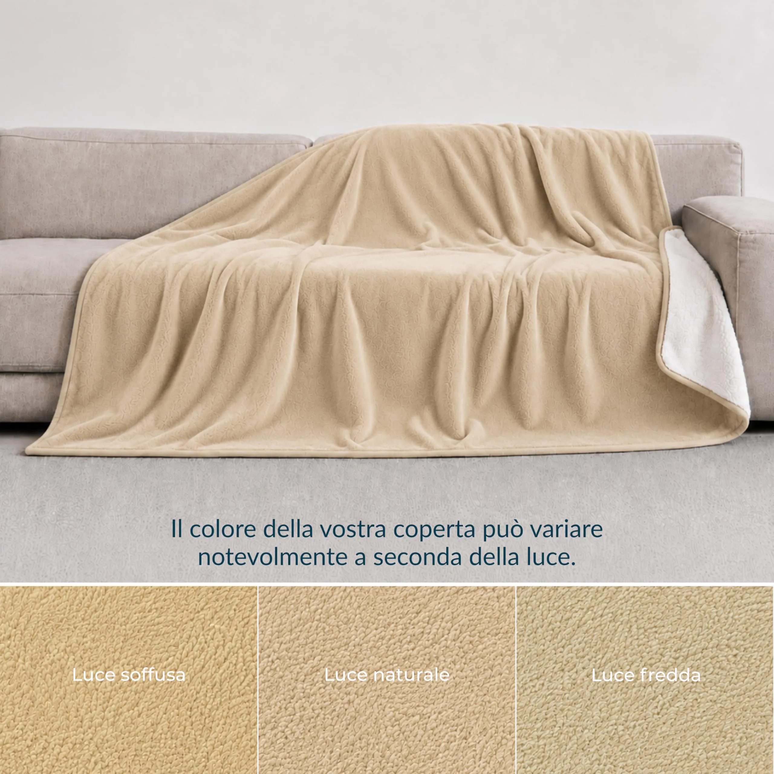 Twinzen Coperta Impermeable Cani 127x152 cm - Copridivano Pile Sherpa - immagine 8