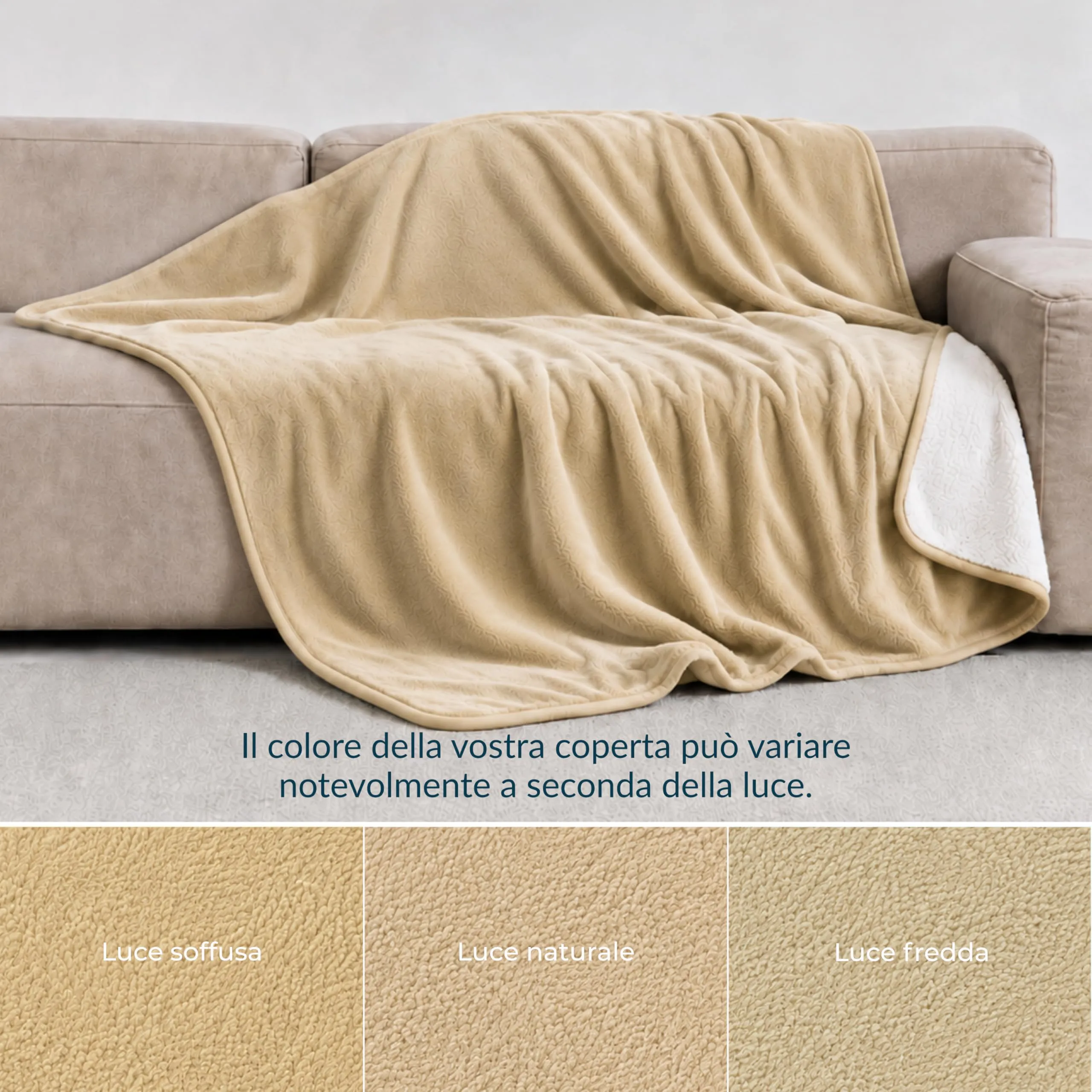Twinzen Coperta Impermeable Cani 100x120 cm - Copridivano Pile Sherpa - immagine 8