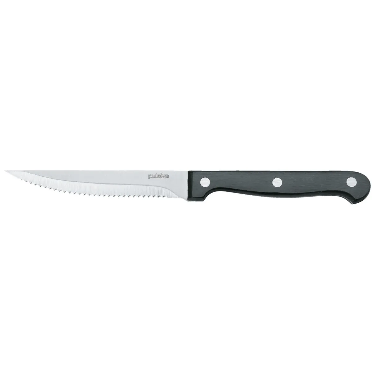 12x PULSIVA Coltello pizza Assisi; 22.4 cm (L); argento; 12 pz. / Pacco - immagine 1