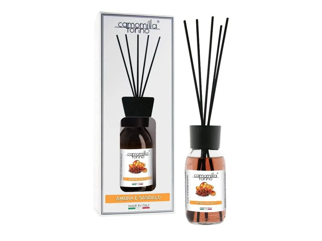 Deodorante Ambientale Camomilla con Bastoncini 125ml - Ambra/Sand - immagine 1
