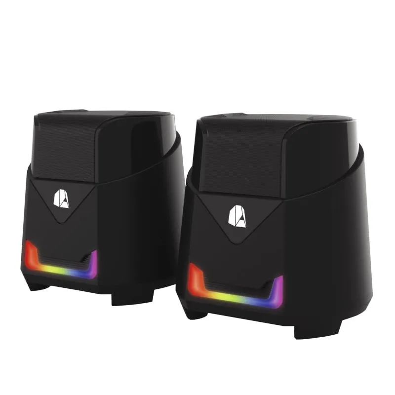 Altoparlanti da gioco portatili Nitropc NS100 Surround RGB a 360º - immagine 1