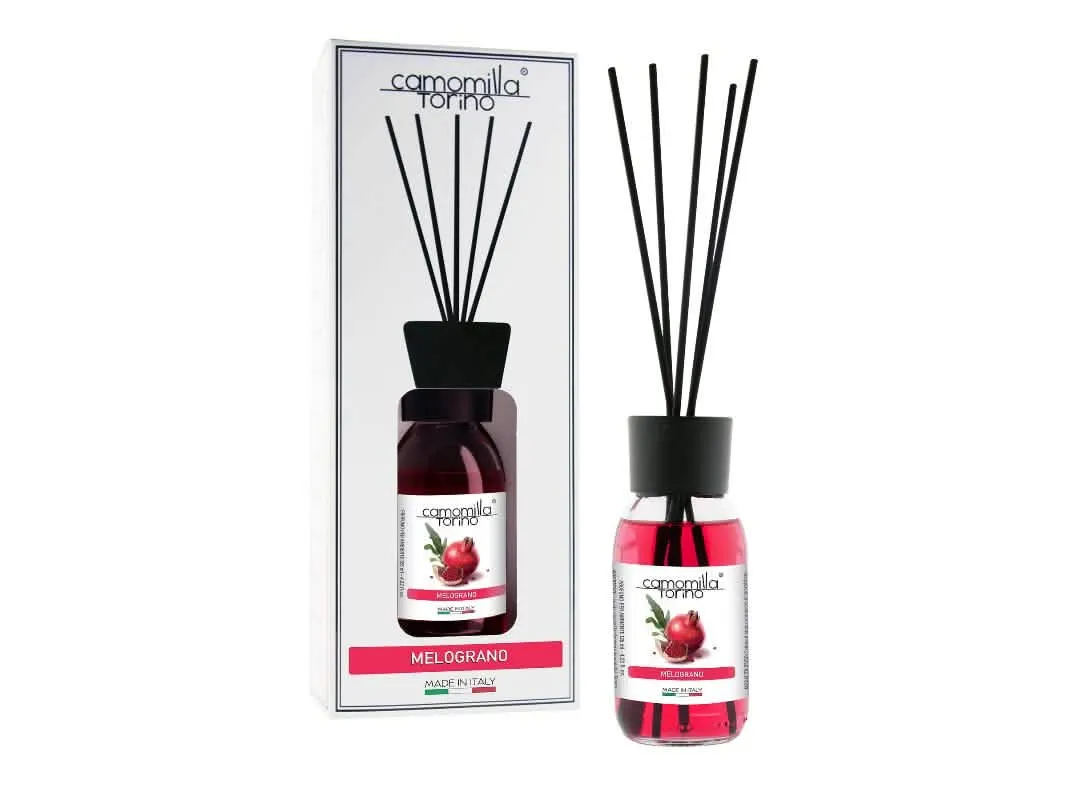 Deodorante per Casa Camomilla con Bastoncini 125ml Melograno - immagine 1