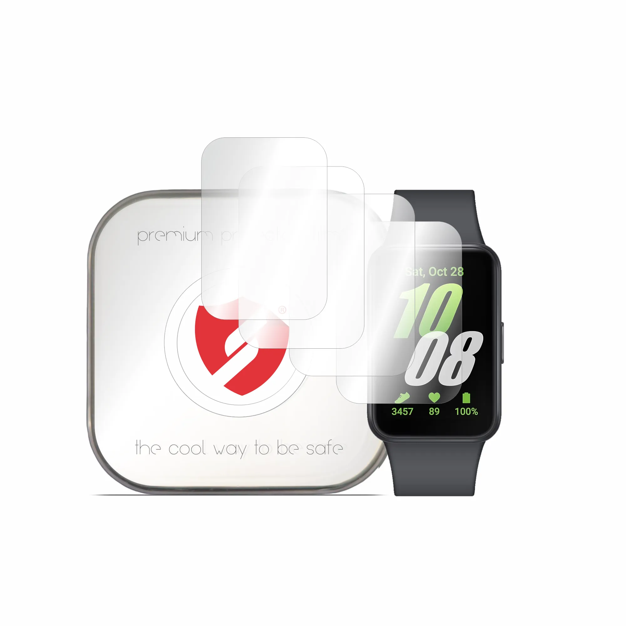 Pellicola Protettiva Smart Protection Premium Classic per Samsung Galaxy Fit3 R39M, Set da 4 pezzi, Plastica - immagine 1