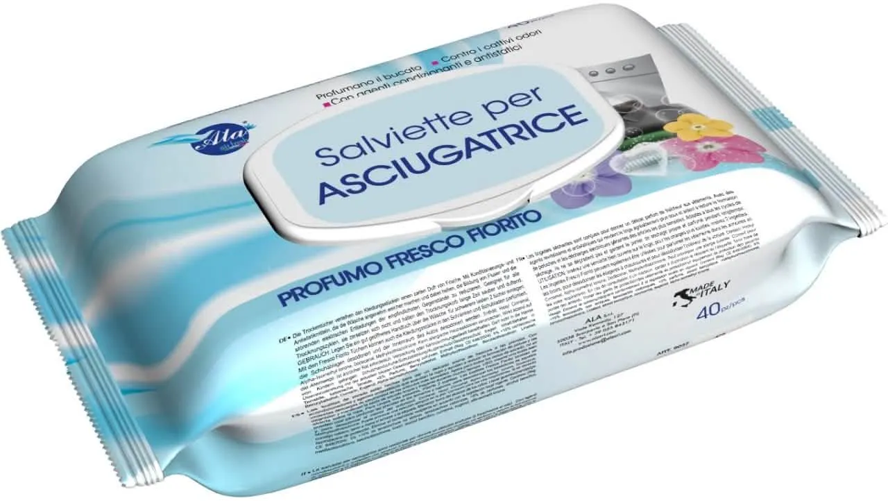 Asciugamani Freschi per Asciugatrice - 40 Pezzi - immagine 1