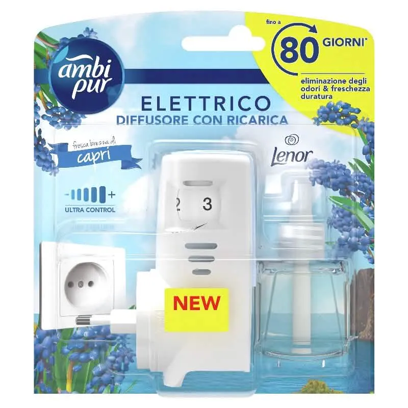 Ricarica Ambipur Completo 80g Lenor Capri per un Fresco Inconfondibile - immagine 1
