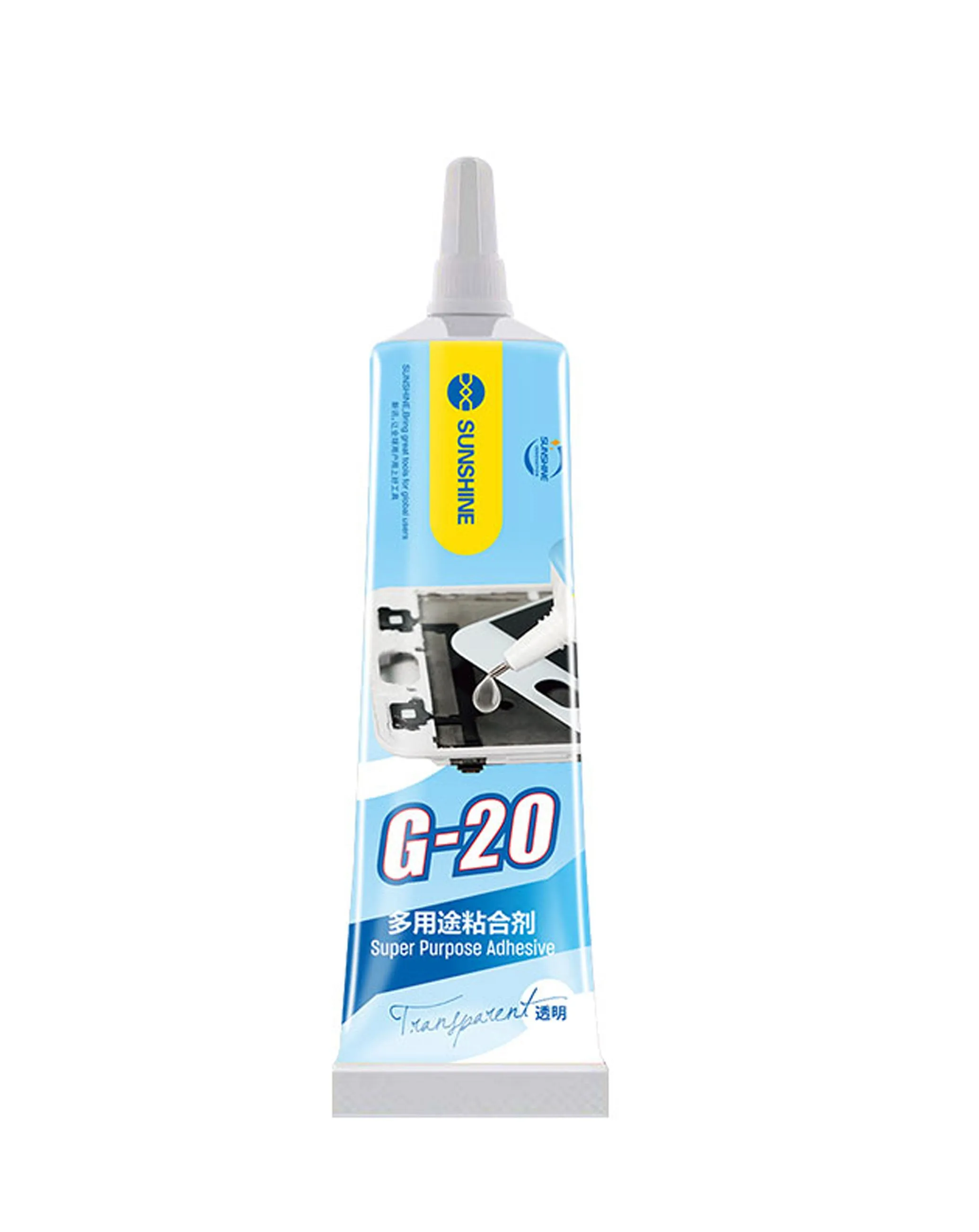 Colla Liquida Sunshine G-20, 15ml, Trasparente - immagine 1