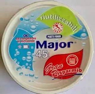 MAJOR PIATTI RIUTILIZZABILI 45 PEZZI PER LA TAVOLA - immagine 1