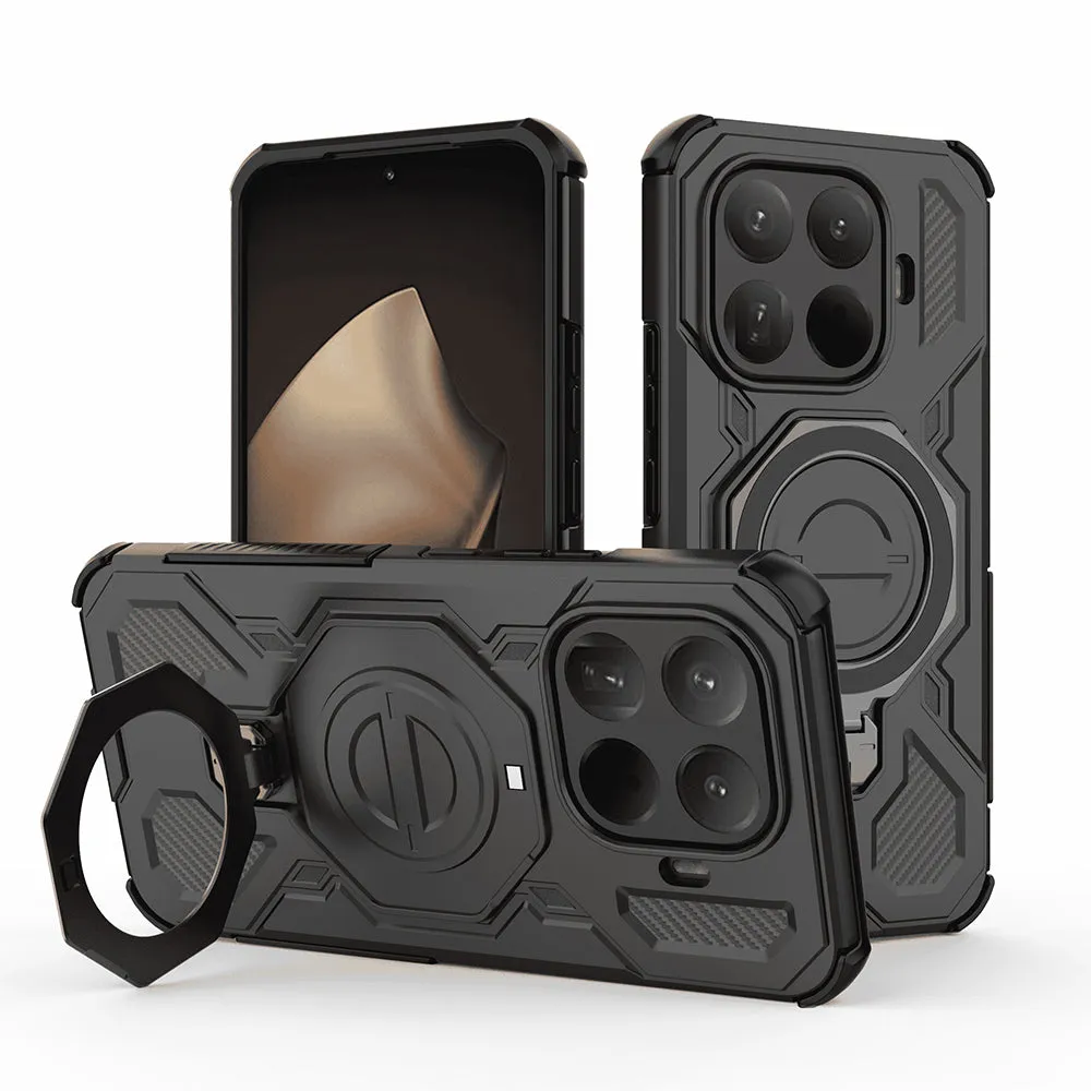 Custodia per Xiaomi 15T Pro, Techsuit, Carbon Shield Pro, Nera - immagine 1