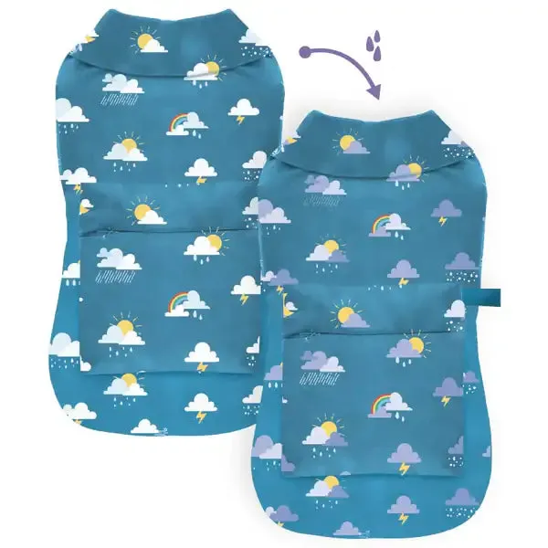 Impermeabile per cani cambia colore con l'acqua Clouds Croci Misura 60 cm - immagine 1