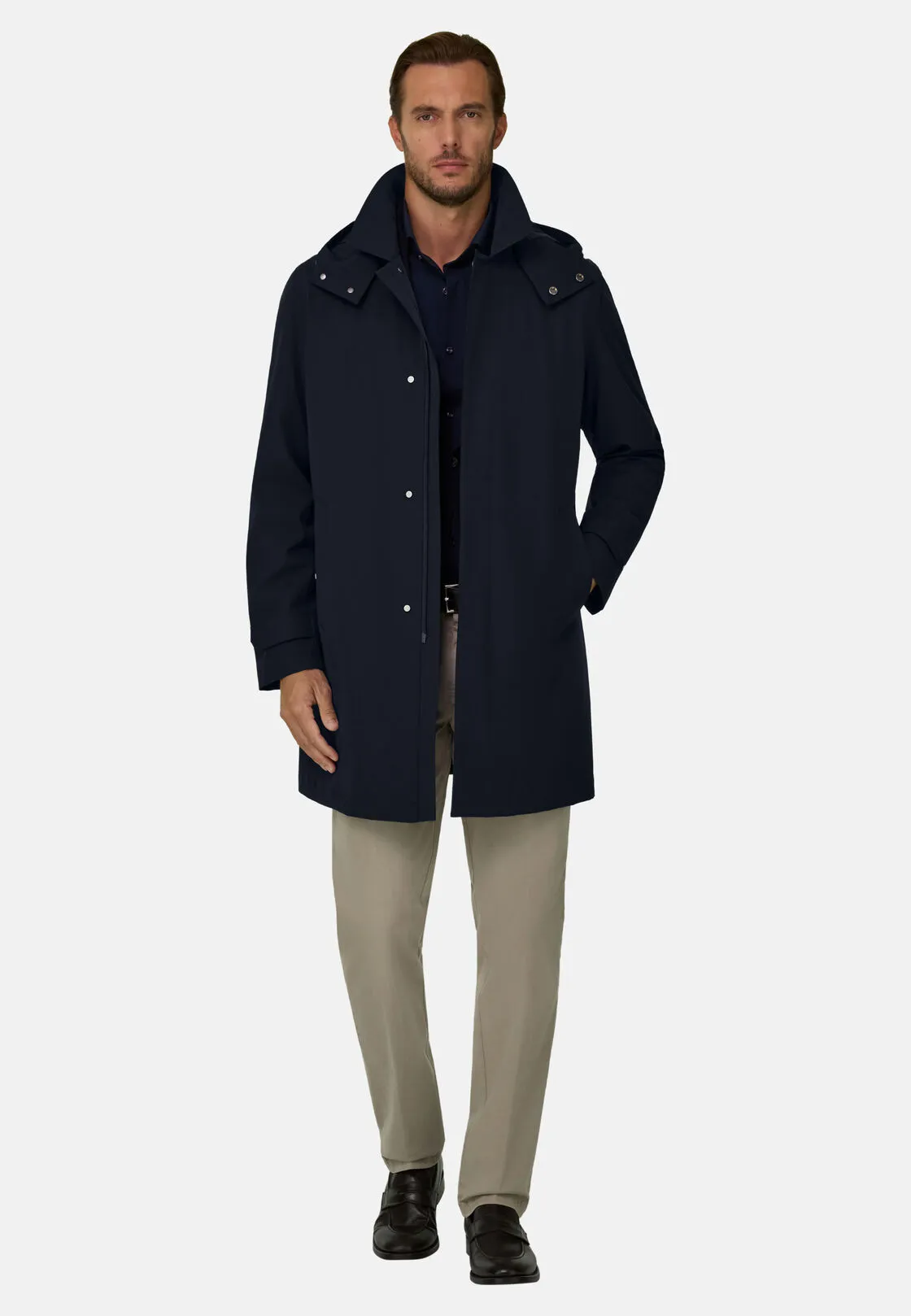 Boggi, Impermeabile In Nylon Tecnico B Travel, Uomo, Navy, Taglia: L - immagine 2