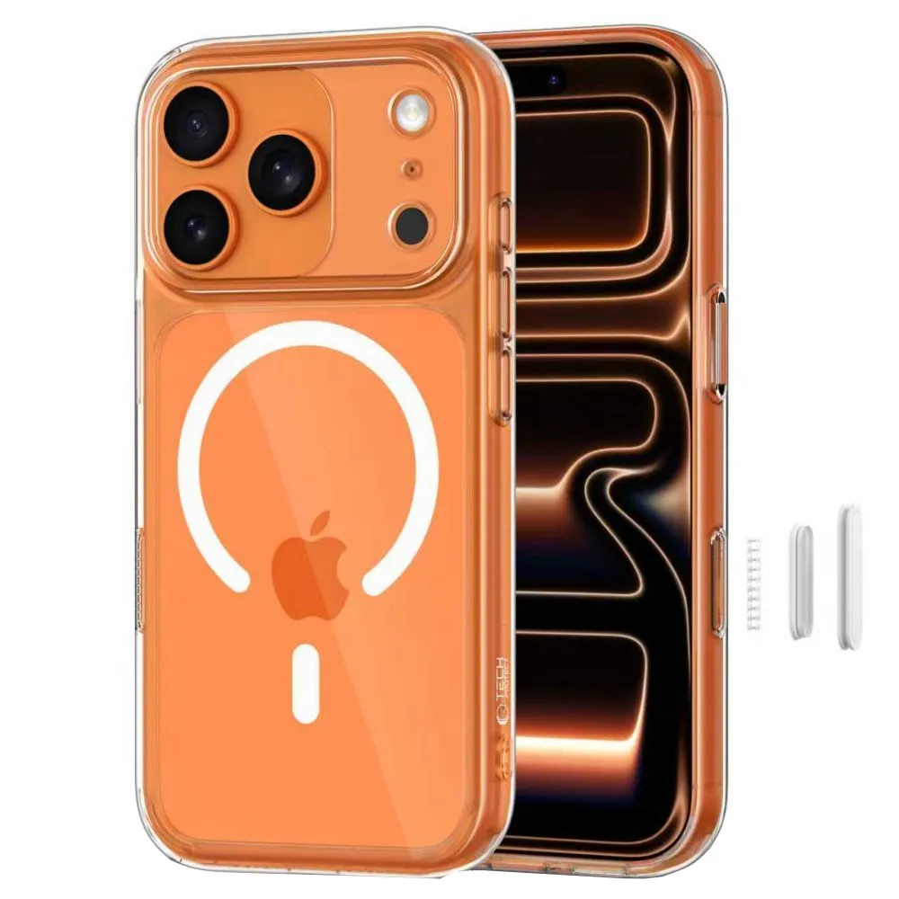 Custodia MagSafe per Apple iPhone 17 Pro Max, Tech-Protect, MagPeak, Trasparente - immagine 1