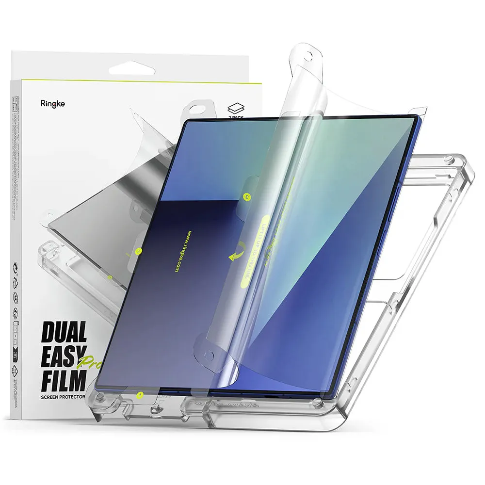 Pellicola protettiva per schermo interno Ringke Dual Easy Pro per Samsung Galaxy Z Fold7 F966, plastica, set da 2 pezzi - immagine 1