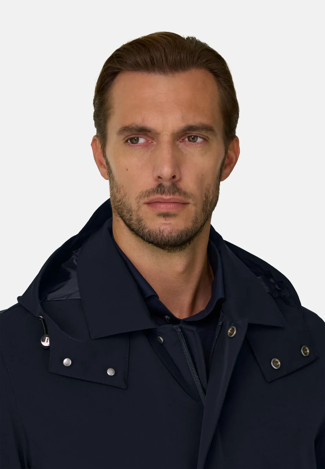 Boggi, Impermeabile In Nylon Tecnico B Travel, Uomo, Navy, Taglia: XL - immagine 3