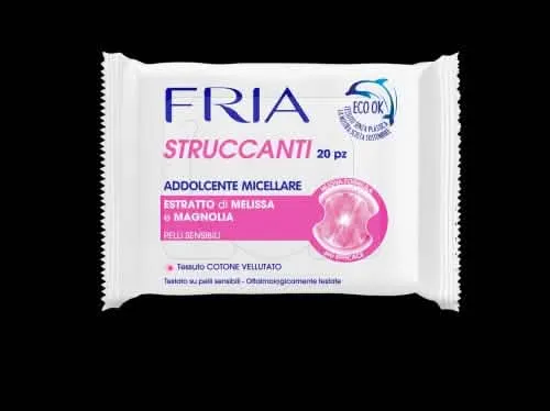 Salviete Struccanti Micellari FRIA - 20 Pezzi per Pelle Sensibile - immagine 1