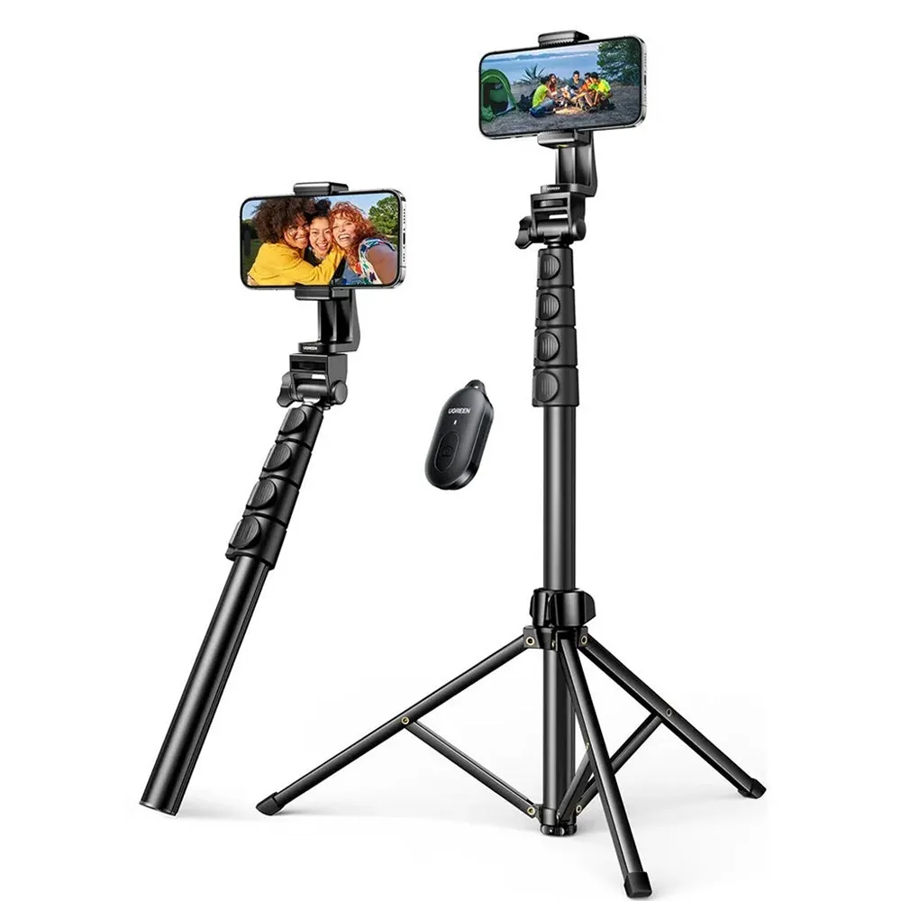 Selfie Stick Bluetooth UGREEN LP680, Universale, Nero - immagine 1
