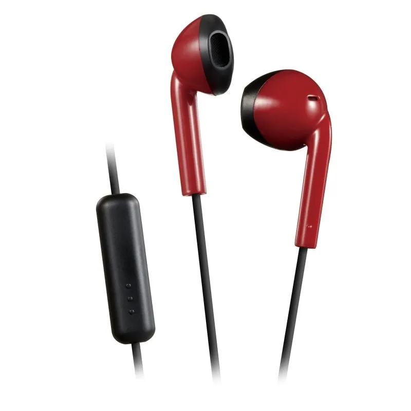 Cuffie JVC HA-F19M con microfono Rosso - immagine 1