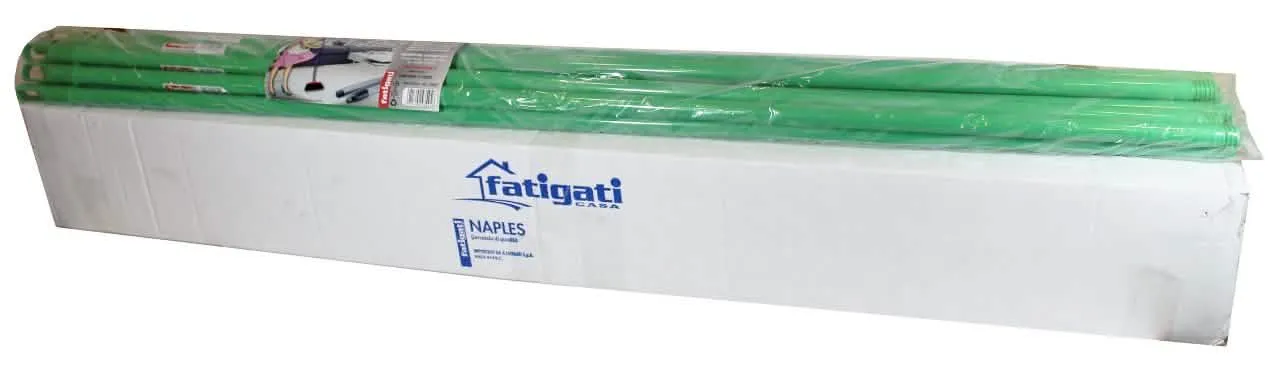 Manico Scopa Ergonomico Verde 130cm per Pulizie Efficienti - immagine 1