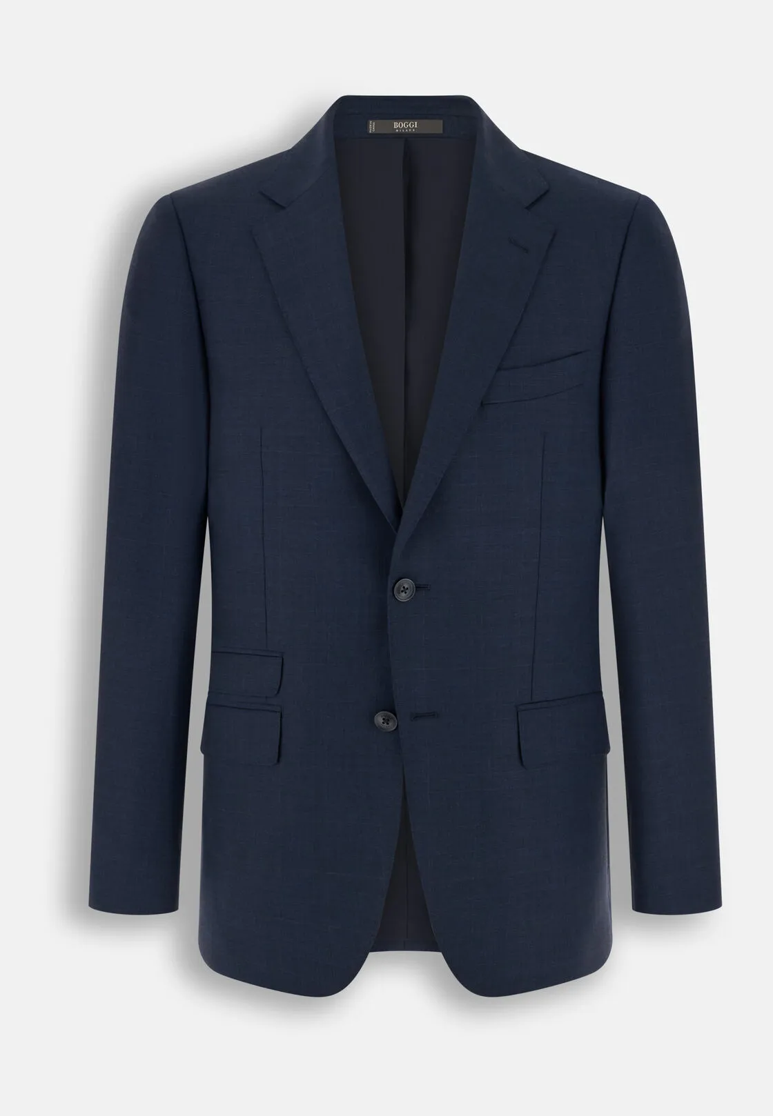 Boggi, Abito Principe Di Galles In Lana, Uomo, Navy, Taglia: 52 - immagine 6