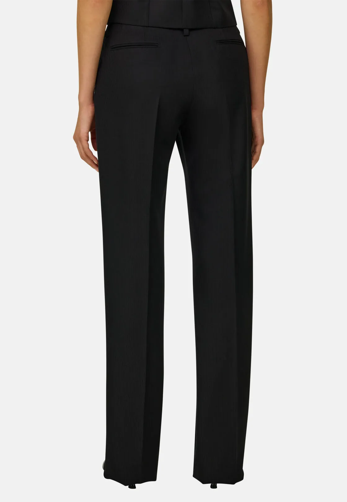 Boggi, Pantalone Side Adjust, Donna, Nero, Taglia: M - immagine 4