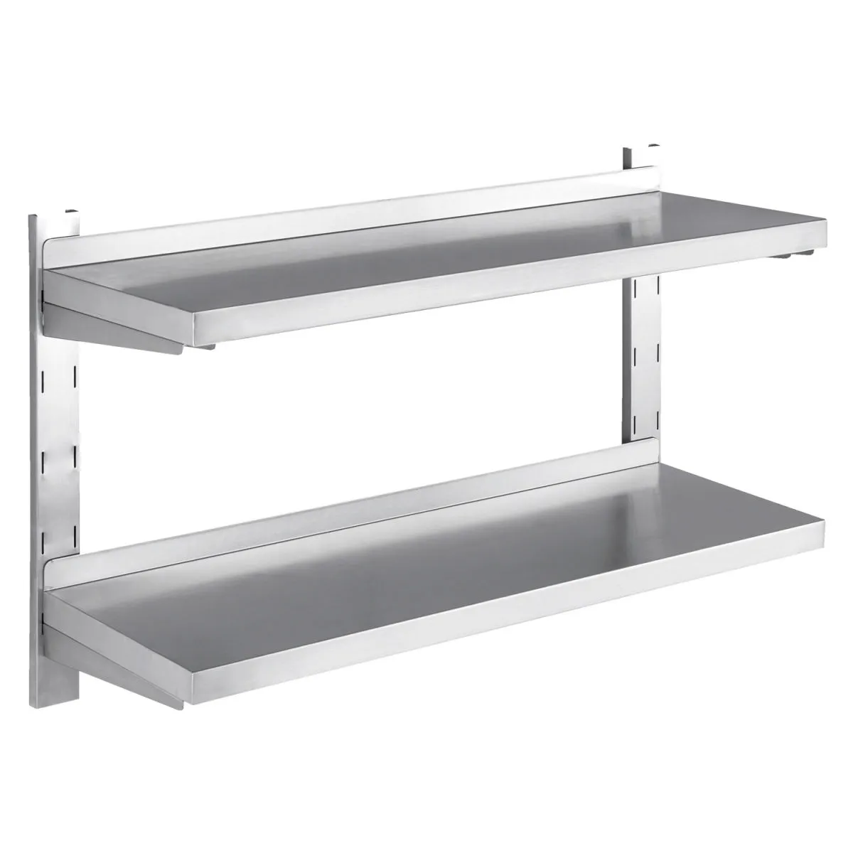 PULSIVA Scaffale Tondo; 90x30 cm (LxP); argento - immagine 1