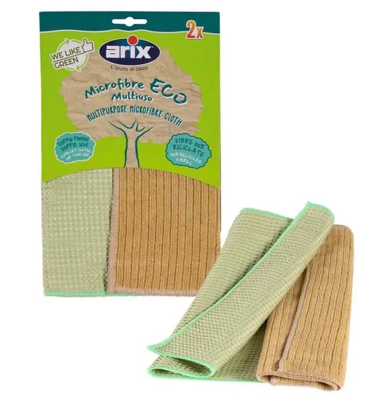 Panni Multiuso in Microfibra Arix - 2 Pezzi Eco Friendly - immagine 1