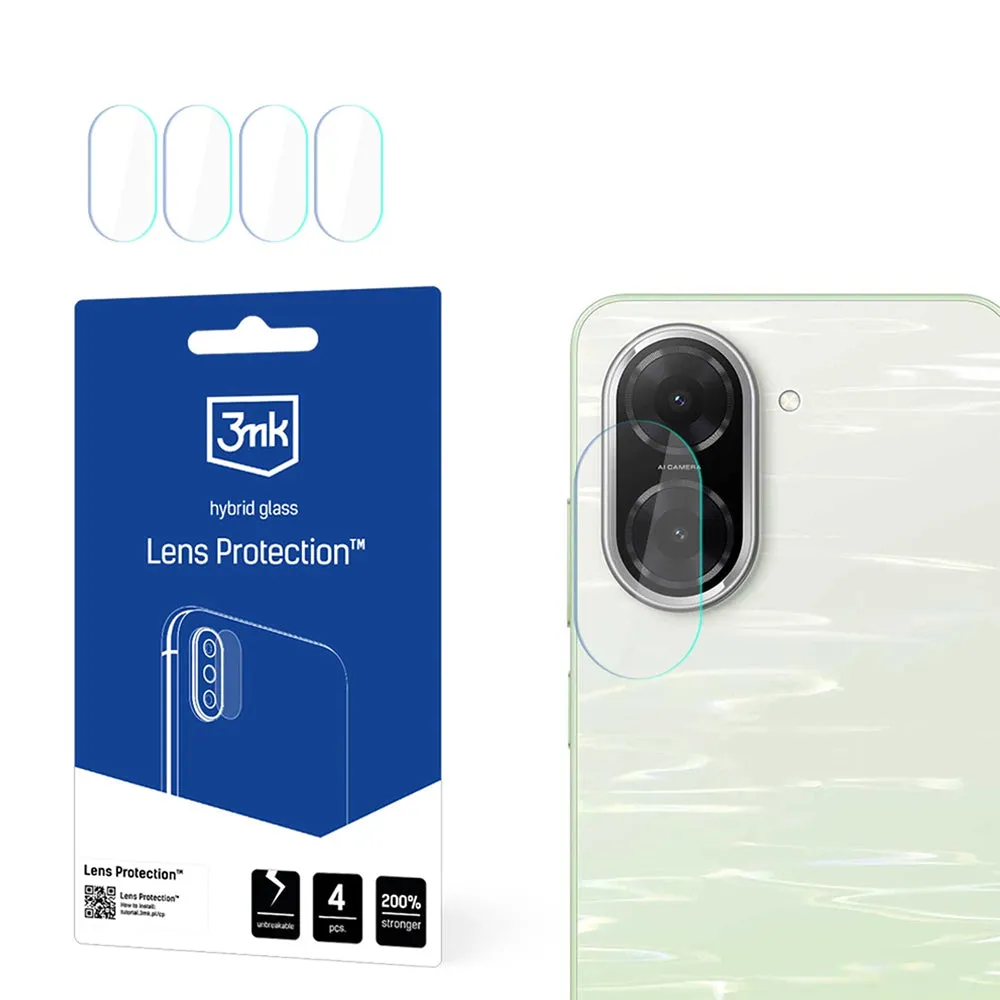 Pellicola protettiva per fotocamera posteriore 3MK Protection per Xiaomi Redmi A5 4G, vetro flessibile, set da 4 pezzi, trasparente - immagine 1