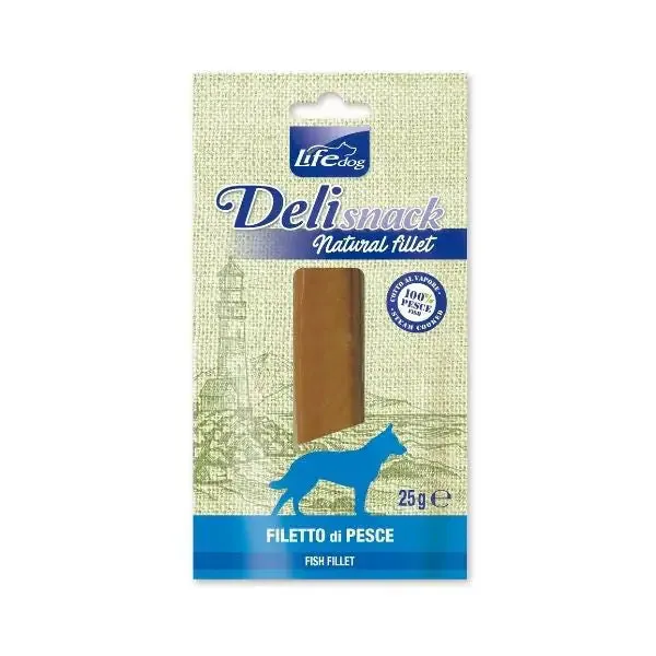 Life Dog Filetti Bolliti Snack Cane 25 gr Pesce - immagine 1