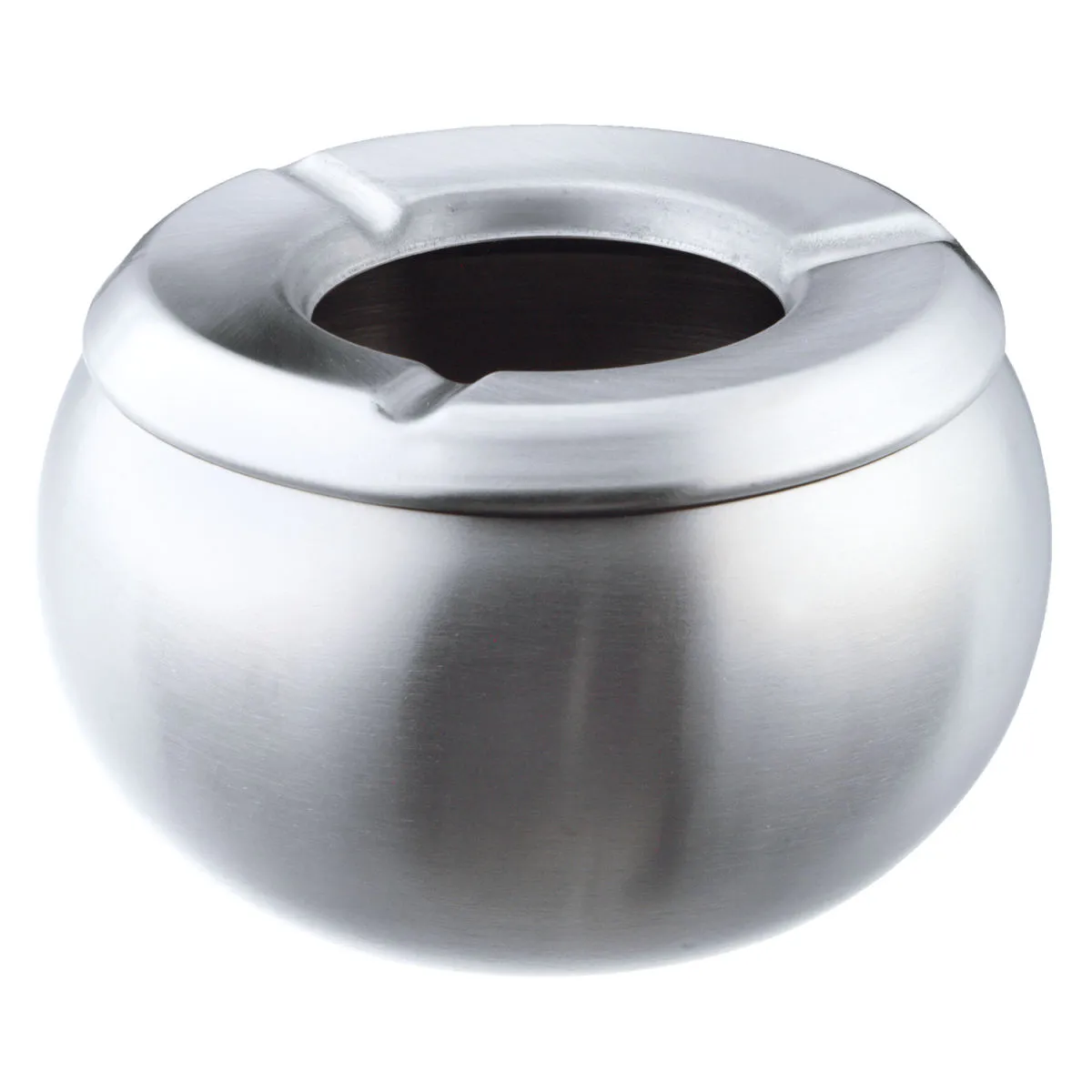 PULSIVA Posacenere antivento Steel; 11x6 cm (ØxH); argento; rotonda - immagine 1