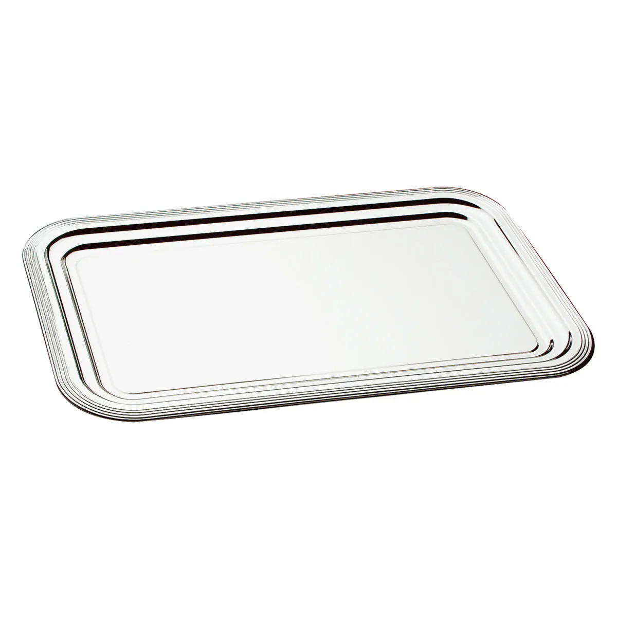 APS Piatto party Coda; GN 1/1, 53x32.5x1.5 cm (LxLxH); argento; rettangolare - immagine 1