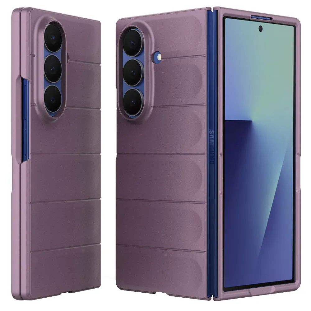 Custodia per Samsung Galaxy Z Fold7 F966, Techsuit, Magic Shield, Viola - immagine 1