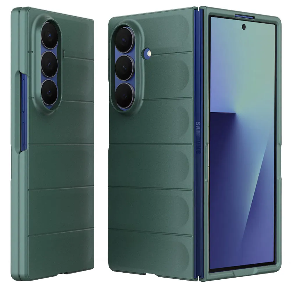 Custodia per Samsung Galaxy Z Fold7 F966, Techsuit, Magic Shield, Verde - immagine 1