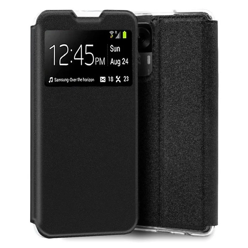 Fantastica custodia nera con flip cover per Xiaomi 12T / 12T Pro - immagine 1