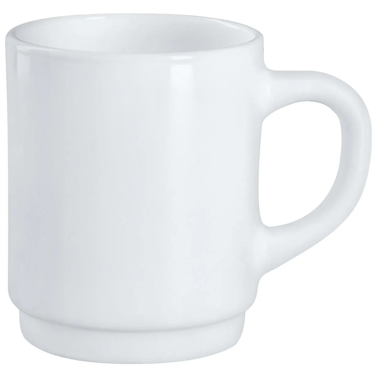 6x Arcoroc Tazza Restaurant; 250 ml, 7.2x8.9 cm (ØxH); bianco; rotonda; 6 pz. / Pacco - immagine 1