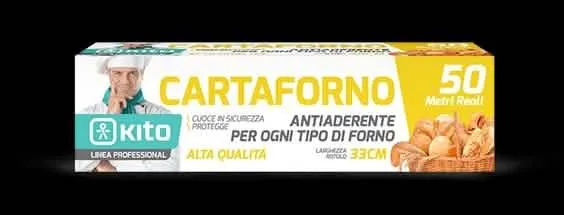 KITO ROTOLO CARTA FORNO 50MT - Carta per Cucina di Alta Qualità - immagine 1