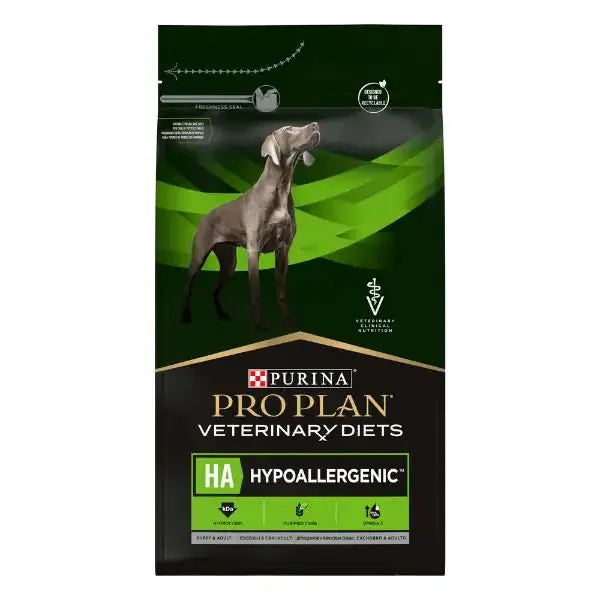 Purina Dog Pro Plan Veterinary Diets HA Hypoallergenic 3 kg - Crocchette monoproteiche cane - immagine 1