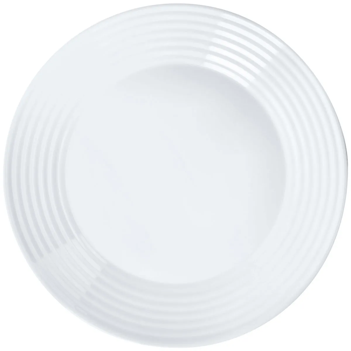 6x Luminarc Piatto Stairo piano; 27x2.5 cm (ØxH); bianco; rotonda; 6 pz. / Pacco - immagine 1