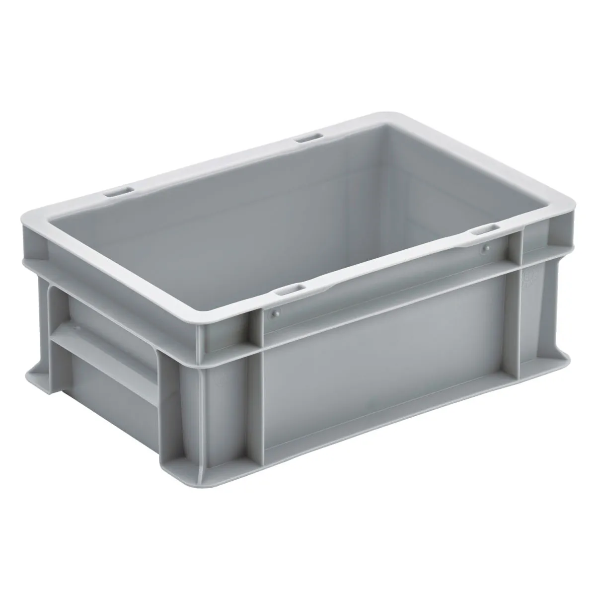 Ringoplast Contenitori impilabili EURO chiuso; 5100 ml, 20x30x12 cm (LxLxH); grigio - immagine 1