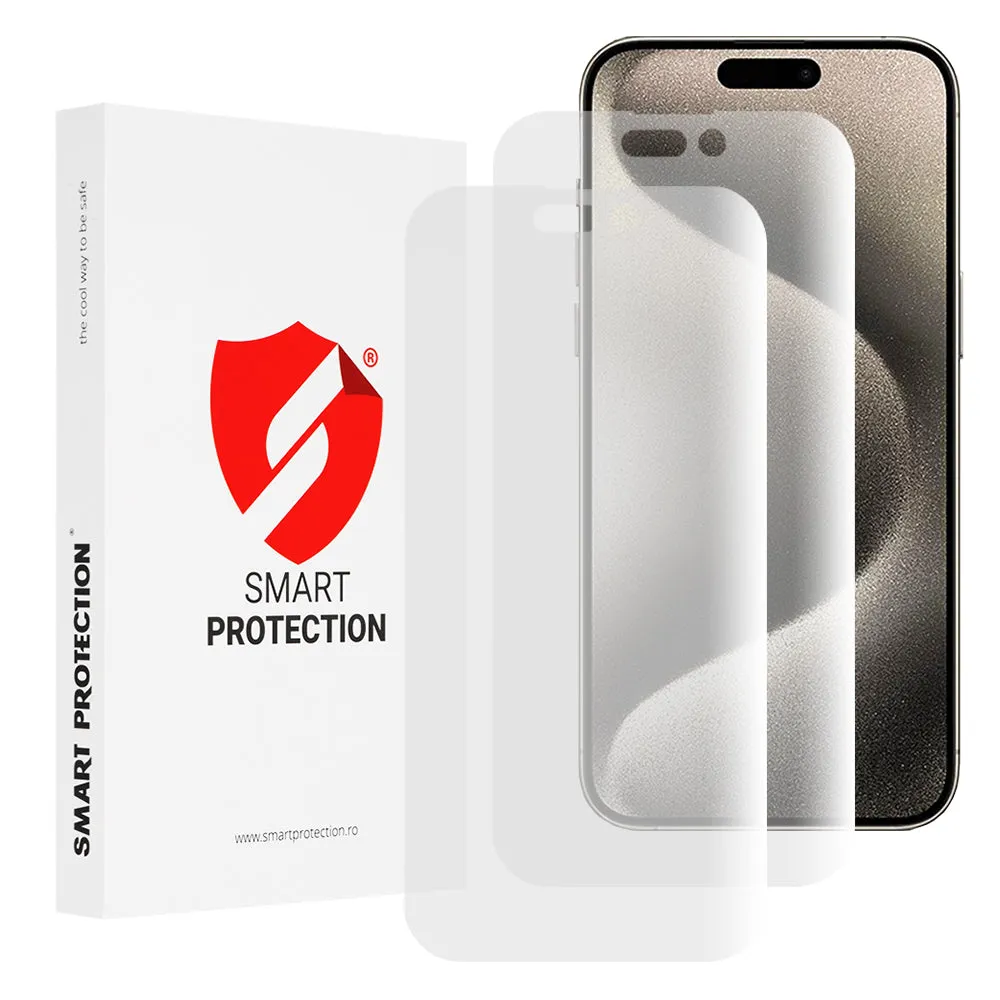 Pellicola protettiva per schermo Smart Protection Premium Classic per Apple iPhone 15 Pro Max, Plastica, Set da 2 pezzi - immagine 1