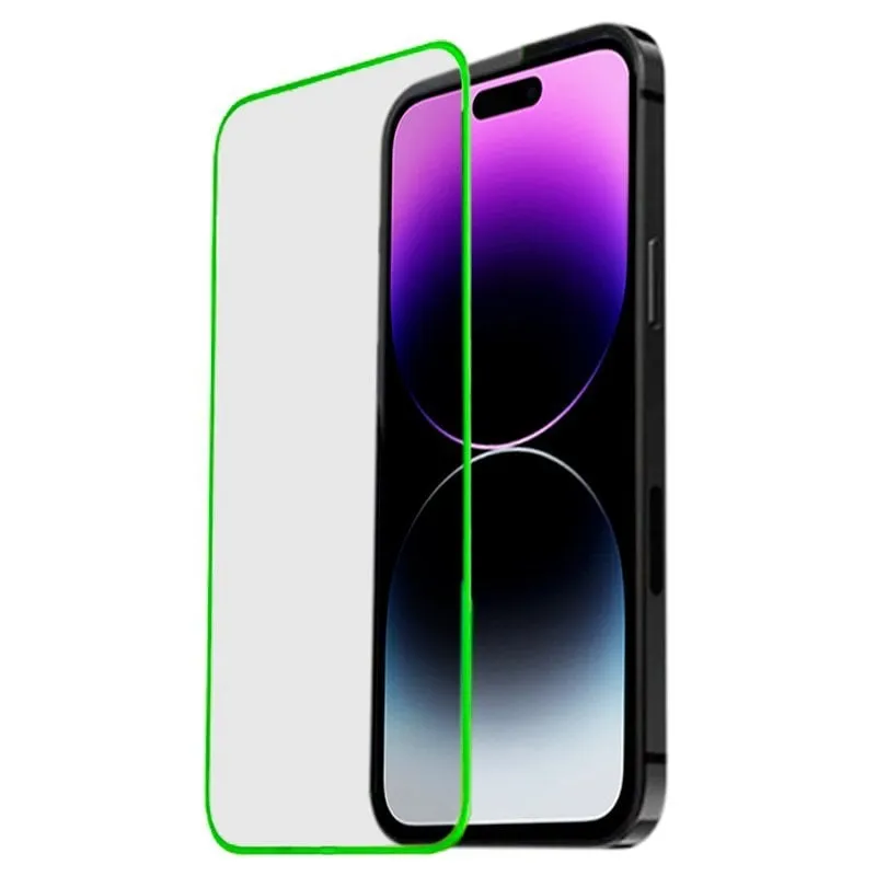 Fantastica protezione per lo schermo in vetro temperato al neon per iPhone 13 Pro Max / 14 Plus - immagine 1