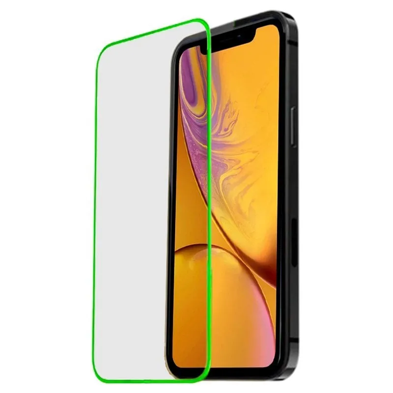 Fantastica protezione per lo schermo in vetro temperato al neon per iPhone XR / iPhone 11 - immagine 1